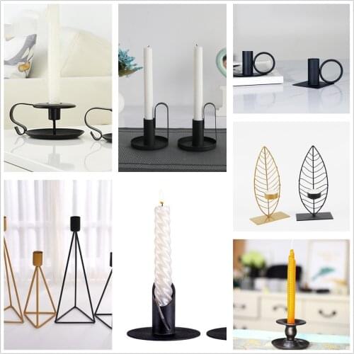 Декоративные черные подсвечники XIAOLANG China At AliExpress