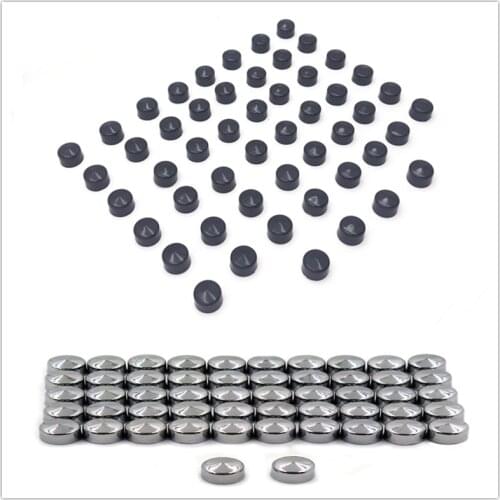 Aftermarket free shipping motorcycle parts 52PCS Black Bolt Cap Topper Cover Nut For 2004-2015 Harley Sportster Engine chromed