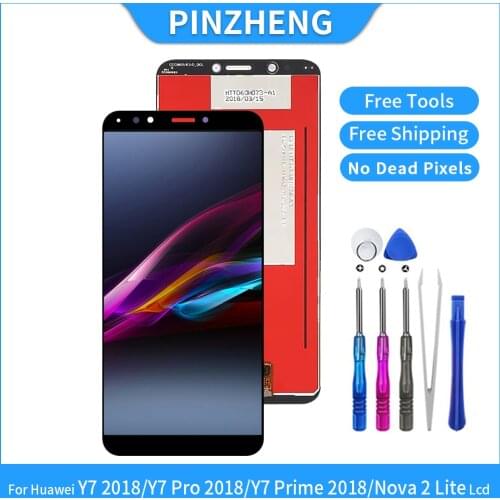 PINZHENG LCD For Huawei Y7 2018 LDN-LX1 LCD Display Touch Screen Replacement For Huawei Y7 Prime/Pro 2018 LDN-L21/LX2 LCD Screen