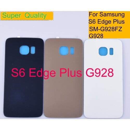 10Pcs/lot For Samsung Galaxy S6 Edge Plus G928 SM-G928 SM-G928FZ Housing Battery Cover Back Cover Case Rear Door Chassis Shell