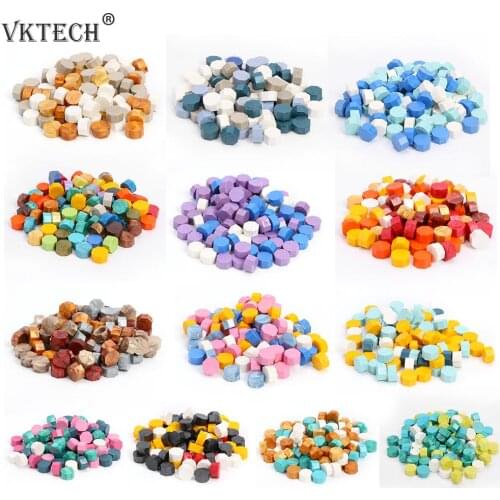 100pcs/lot Vintage Wax Seal Tablet Pill Beads for Sealing Stamp Wax Bead Envelope Wedding Decor DIY Seal Stamp Craft