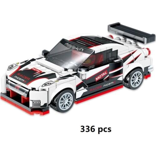 2021 Speed Champions GT-R NISMO F8 Tributo EVO GTR SuperCar Building Blocks Kits Bricks Classic Model Kid Toys For Children Gift