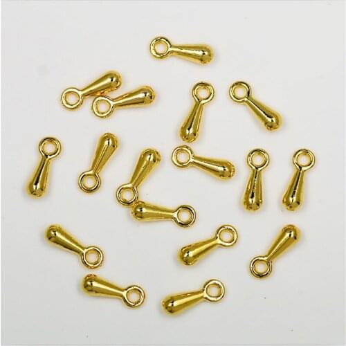 2x7mm Approx 30pcs/lot Extender Chains Drop Chain End Drop For Jewelry Making Bracelet Necklace DIY Jewelry Findings Components