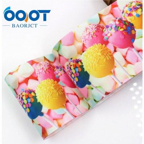 3'' 75MM cartoon butterfly Printed grosgrain ribbon, DIY handmade Hair accessories Material wedding gift wrap I-18428-29