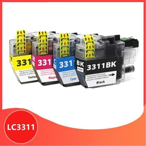 4Pack Compatible for Brother LC3311 ink Cartridge LC 3311 suit for DCP-J772DW MFC-J491DW MFC-J890DW