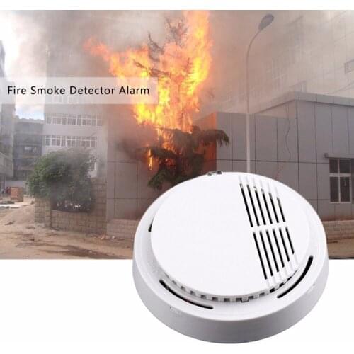 5Pcs 10Pcs Smoke Sensor Alarm Sensitive Photoelectric Independent Fire Smoke Detector for home security alarm system