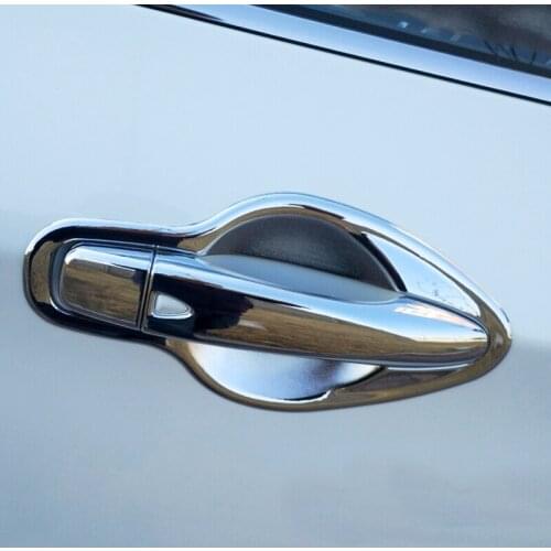 ABS Plastic Matte For Nissan Sentra 2016 2017 2018 Car Door protector handle Bowl Cover Trim accessories car styling 8pcs