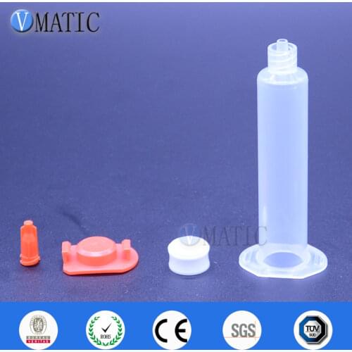 Free Shipping 30cc/ml Clear Adhesive Air Pneumatic Dispense Syringe Sets Barrel,Piston,End Cover,Tip Cap Stopper 500Sets