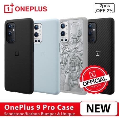 100% Original OnePlus Case For OnePlus 9 Pro Sandstone Bumper Case Karbon Bumper Case Unique Bumper Case OnePlus Droid