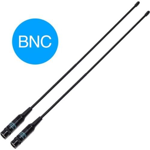 2pcs Nagoya NA-771 BNC DUAL BAND UHF/VHF 144/430Mhz Antenna For ICOM Kenwood Vertex Walkie Talkie 2 Way Radios