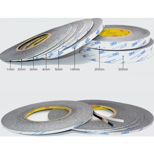 50 pcs 1/2/3/4/5/10 mm 3M Double Sided Tape Sticky for Mobile Phone TV/PC/LCD Pannel Display Screen Repair Housing