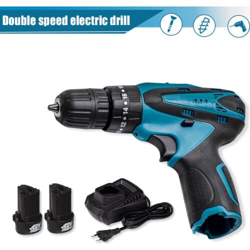 12V 32N.m Electric Drill Cordless Screwdriver Lithium Battery Torque Mini Drill Cordless Screwdriver For Makita 12V Battery