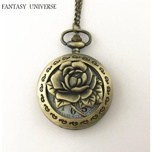 FANTASY UNIVERSE Free shipping 20pcs a lot pocket watch Necklace HRAAAB11