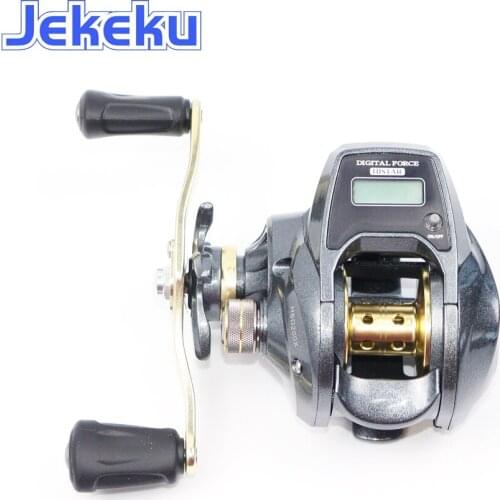 JEKEKU NEW Digital Display Baitcasting Fishing Reel 10kg Magnetic Brake 18 BB 7.0:1 High Speed Fishing Saltwater Freshwater