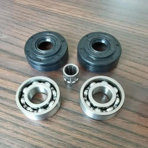 Crankshaft Bearings & Oil Seal Kit For Husqvarna 340 345 346XP 350 353 Jonsered 2141