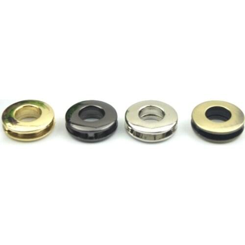 10mm 15mm alloy zinc circle screw round O eyelet in silver,light golden ,gunmetal wholesale