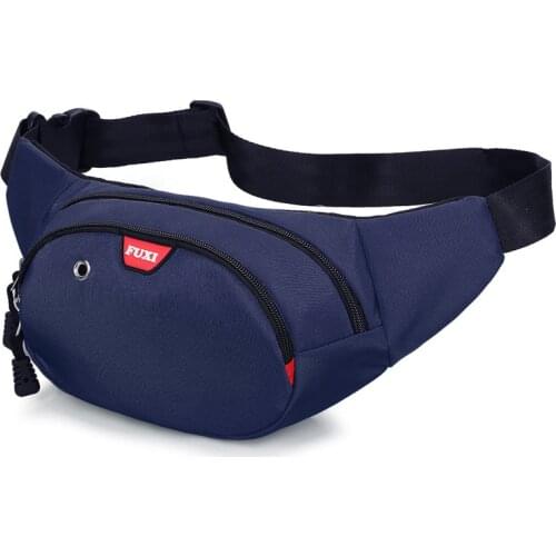 Men Waist Chest Bag Oxford Fanny Pack Crossbody Bag Casual Travel Outdoor Sports Running Cycling Bags Hip Hop Shoulder Pack