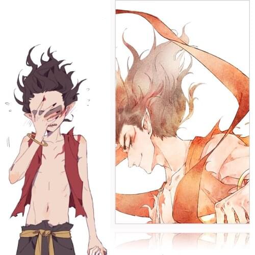 Painting by numbers art paint by number Hand-drawn movie animation Nezha background wall corridor decorative painting