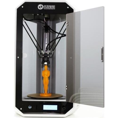 U&Z-245 desktop 3D printer Delta Triangle printer assemble mahcine
