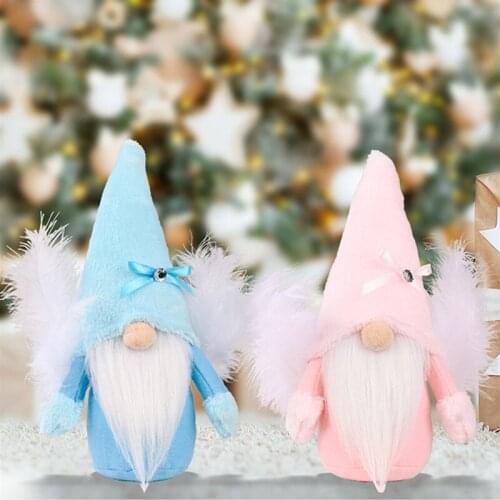 New Christmas Feather Rudolph Faceless Dolls Home Decorations Christmas Dolls Decorations Room Decoration Dolls Hot Sale