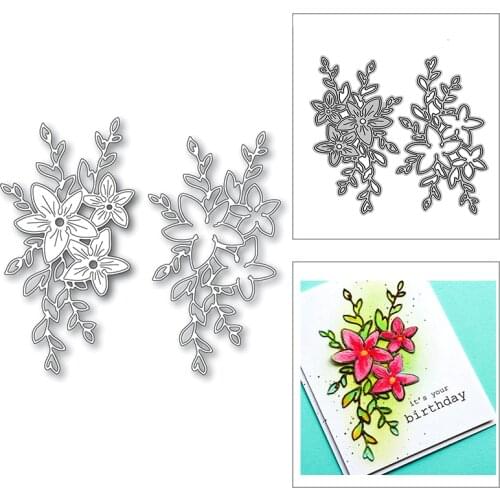 New Magnolia Bouquet Blossom Plant 2020 Metal Cutting Dies for DIY Scrapbooking Decor and Card Making Embossing Craft No Stamps