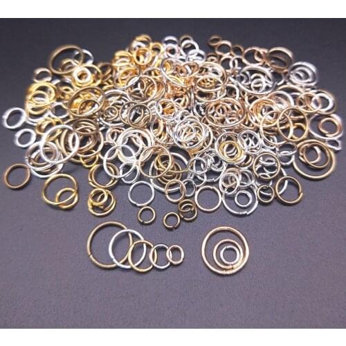Dia 4/5/6/8/10mm 100Pcs Split Rings Connectors Open Jump Rings DIY Jewelry Crafts Making Accessories High Quality Hot Selling