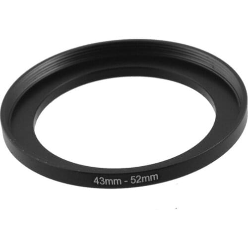 Retail SODIAL(R) Camera Repairing 43mm to 52mm Metal Step Up Filter Ring Adapter