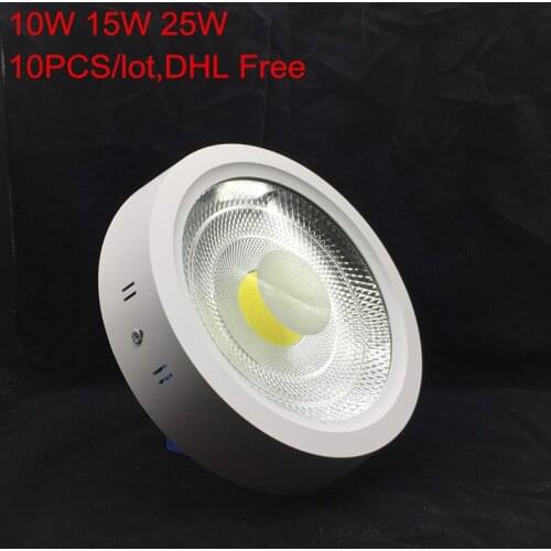 2018 New Arrival Surface LED Ceiling Panel Light COB Downlight Spot Down Light Real 10W 15W 25W AC110V 220V LED Kitchen Light
