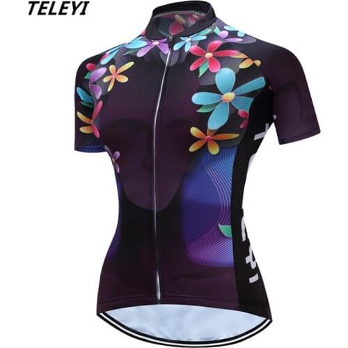 Teleyi Cycling Jersey 2017 Outdoor Sport Bike Jersey Tops mtb Bicycle Cycling Clothing Ropa Ciclismo Summer Cycling Wear Clothes