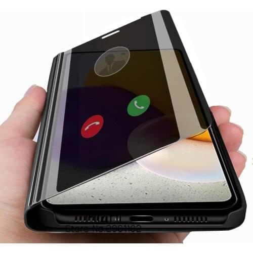 For samsung a 52 case Smart mirror flip cases for samsung galaxy a52 5g sansung galaxi a52 52a a526b magnetic stand cover coque