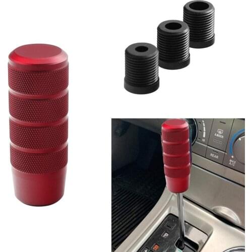 95MM Universal Non-Slip Gear Shift Knob Manual Transmission Aluminum Knurled Shifter Lever Knob Alloy Gear Shift Head