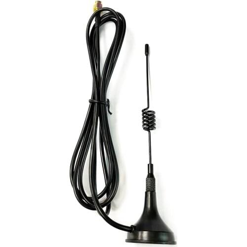2.4Ghz 3dbi wif sucker antenna with magnetic base extension cable 1.5m RP SMA male connector #1