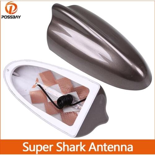 Car Super Shark Fin Roof Antenna for Mini Cooper/Suzuki Swift/Seat Ibiza/Mazda/Nissan/Lada Universal FM Signal Aerials Amplifier