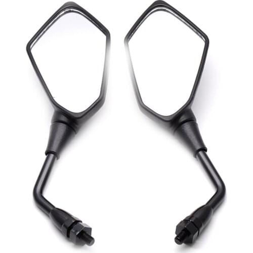 Motorcycle Black Side Mirror Rear Mirror For Kawasaki ER6B ER-6N 2006-2010