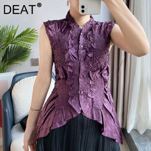 DEAT Sleeveless Blouses