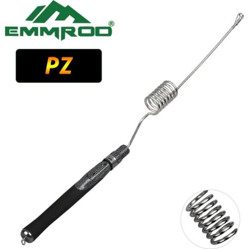 Emmrod Stainless Portable Fishing Pole Rod Spinning Fish Hand Fishing Tackle Sea Rod Ice Fishing rod Boat/Raft Rod Rock Rod PZ