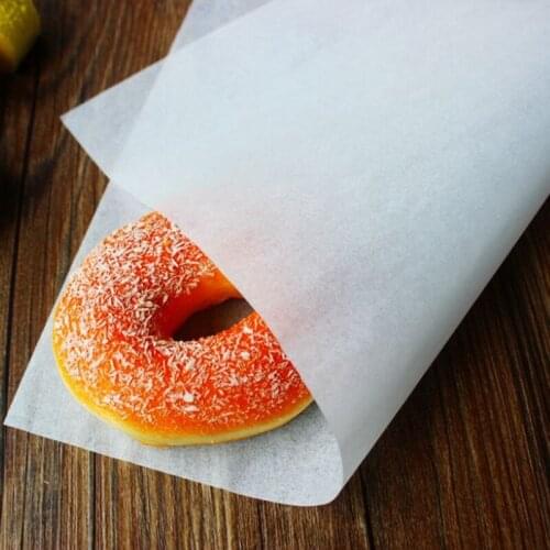 Fast Food Wrappers Paper Bread Sandwich Burger Fries Wrapping Wax Paper Printed Food Grade Grease Paper 12x12in 250pcs 500pcs