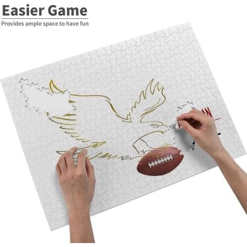 American Football Dad T - Shirt Football T Shirt Football American Gifts Halloween T Shirt 300 500 1000 Pcs Jigsaw Puzzle For