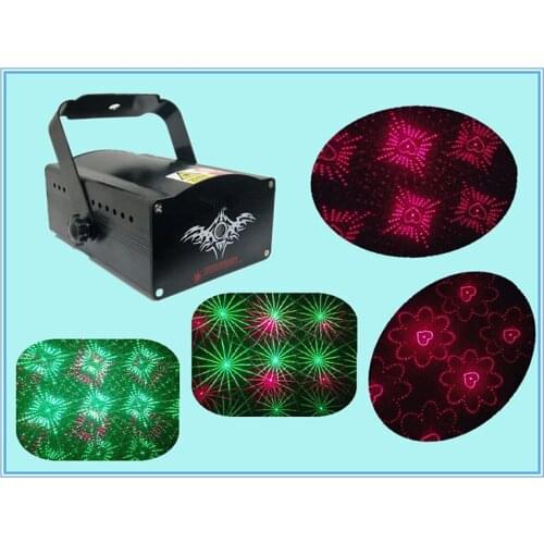 Hot Sale Mini Laser Light 150mW RG DJ Laser Light 20in1 Fantastic Laser Effects Stage Laser Rain For Party Event Holiday
