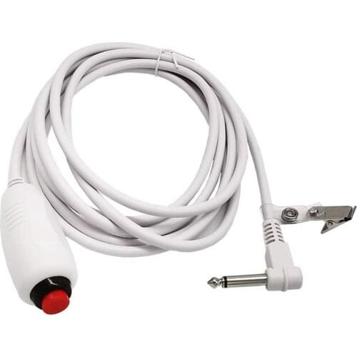 Nurse Call Cable 6.35mm Line Nurse Call Device Emergency Call Cable with Push Button Switch