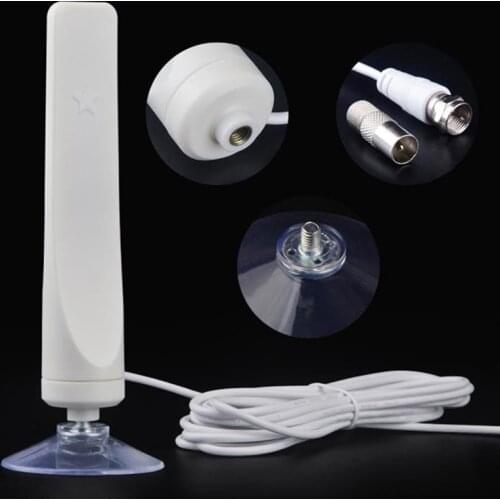 Indoor Digital HDTV Freeview TV Antenna DVB-T2 25dBi Amplifier HD Signal