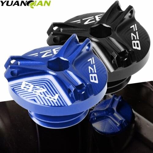 For Yamaha FZ8 FZ 8 FZ-8 2011 2012 2013 Motorcycle CNC Aluminum Engine Oil Filter Cup Plug Cover Screw motor accessories FZ8