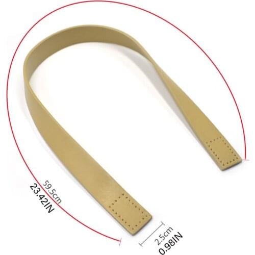 Fashion New PU Leather Handbag Shoulder Handle Straps Long Shoulder Strap for DIY Handmade Woven Bag Accessories