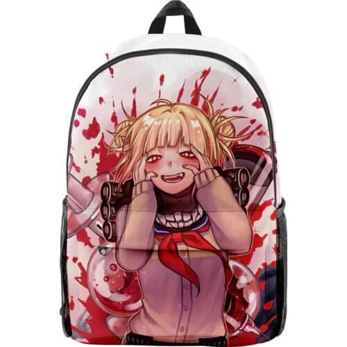 2020 New Arrival My Hero Academia 3D Digital Color Printing Campus Student Backpack Laptop Bag Youth Fashion Men/Women Bag