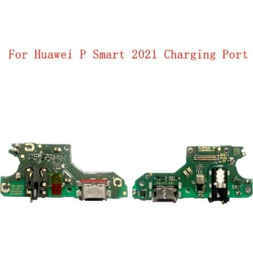 Original USB Charging Port Connector Board Parts Flex Cable For Charging For Huawei P Smart 2021 USB Board Replacement Part
