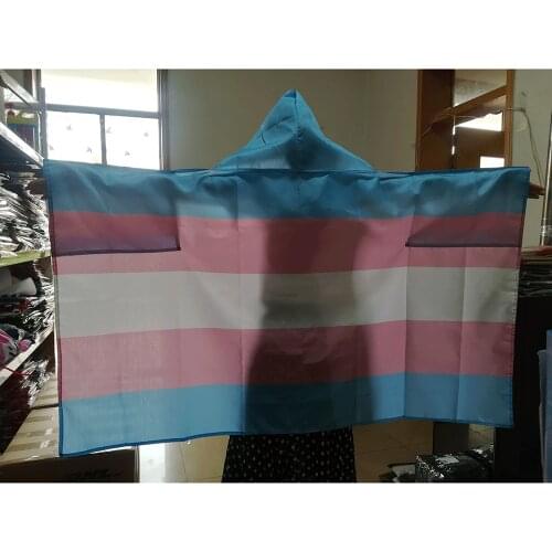 Pride LGBT Rainbow Transgender Cape Flag 3x5ft Banner 150x90cm Polyester Printed Custom Sports Vivid Color Digital Printing