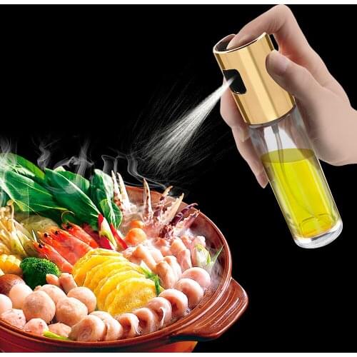 NICEYARD 100ml Glass Oil Spray Bottle Vinegar Oil Sauce Dispenser Bottle Salad BBQ Cooking Tool Tableware