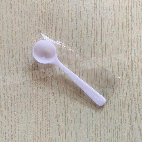 1.5g WITH INDIVIDUAL PACKED Plastic Measuring Scoop 3ML Spoon 1.5 gram Measure Scoop for milk powder - 200pcs/lot Free shipping