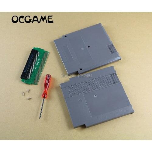 1set Adapter Converter 60 Pin to 72 Pin with CIC chip installed For NES Console System with Cartridge case and screwdriver