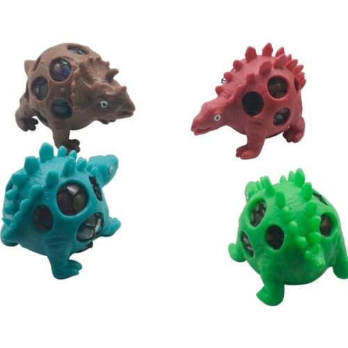 2019 Dinosaur Squishy Mesh Ball Grape Squeeze Relief Fidget Autism Stress Toys Anti Stress Dinosaur Grape Ball Kids Toys Gifts